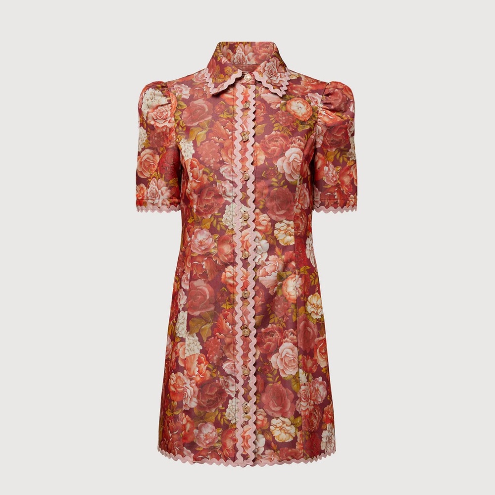 NWT Rachel Parcell Scallop Shirt Dress - Picture 4 of 4